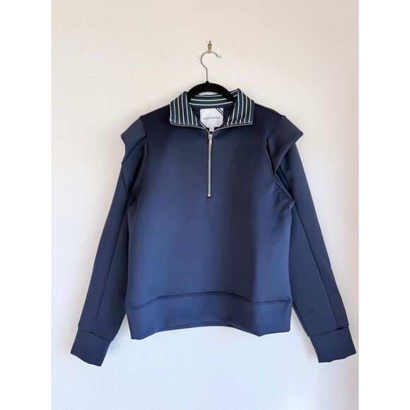 NEW Addison Bay Poplar Quarter Zip Pullover in Navy, Matcha & Light Blue Size S - Picture 5 of 12